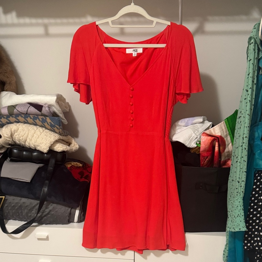 BB Dakota Vibrant Red Mini Dress